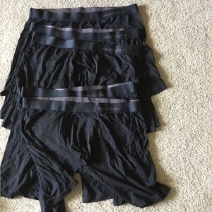 Obviously Black Boxer Briefs Set (5) New size 3xl